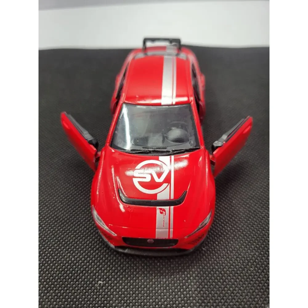 Kinsmart Jaguar XE SV Project 8 Red Diecast Car 1:38 Pull Back Toy Lot 2